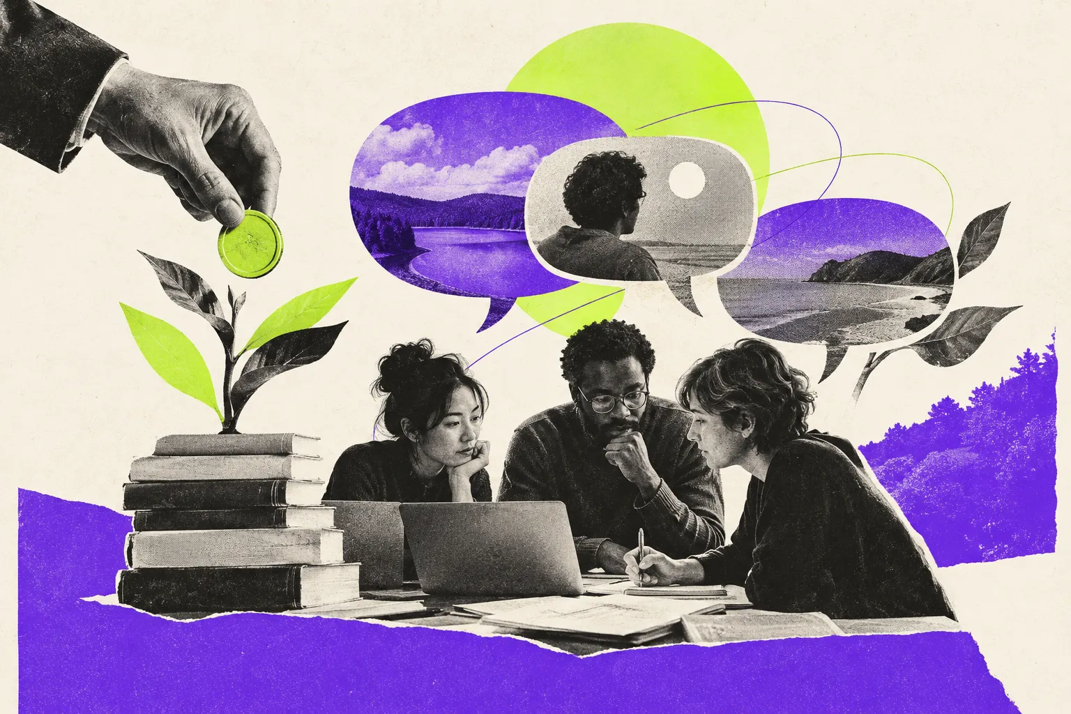Editorial illustration for Anthropic funds independent work on AI and wellbeing