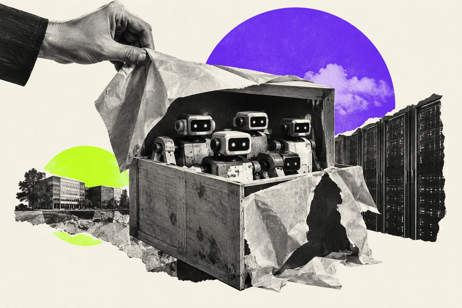Editorial illustration for Command A+ gives enterprise agents an open-weight option
