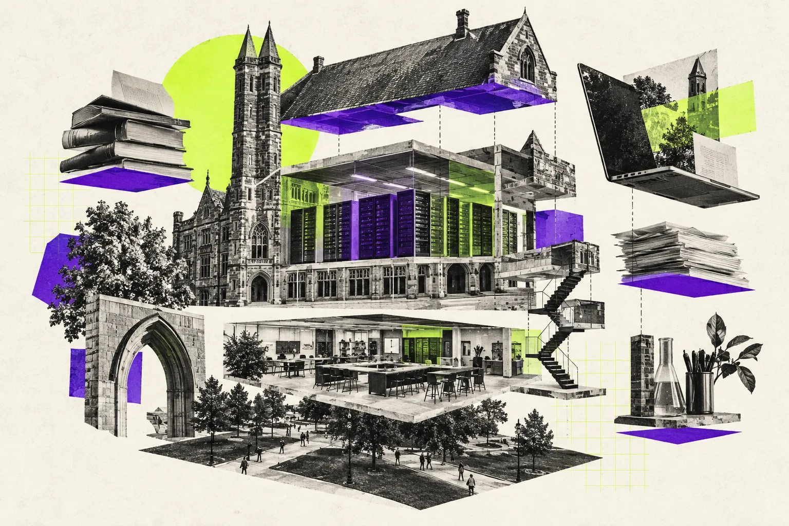 Editorial illustration for The University of Toronto brings AI into institutional workflows