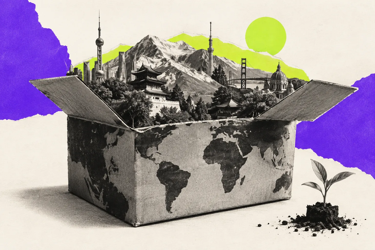 Editorial illustration for A year after DeepSeek, the open ecosystem is wider