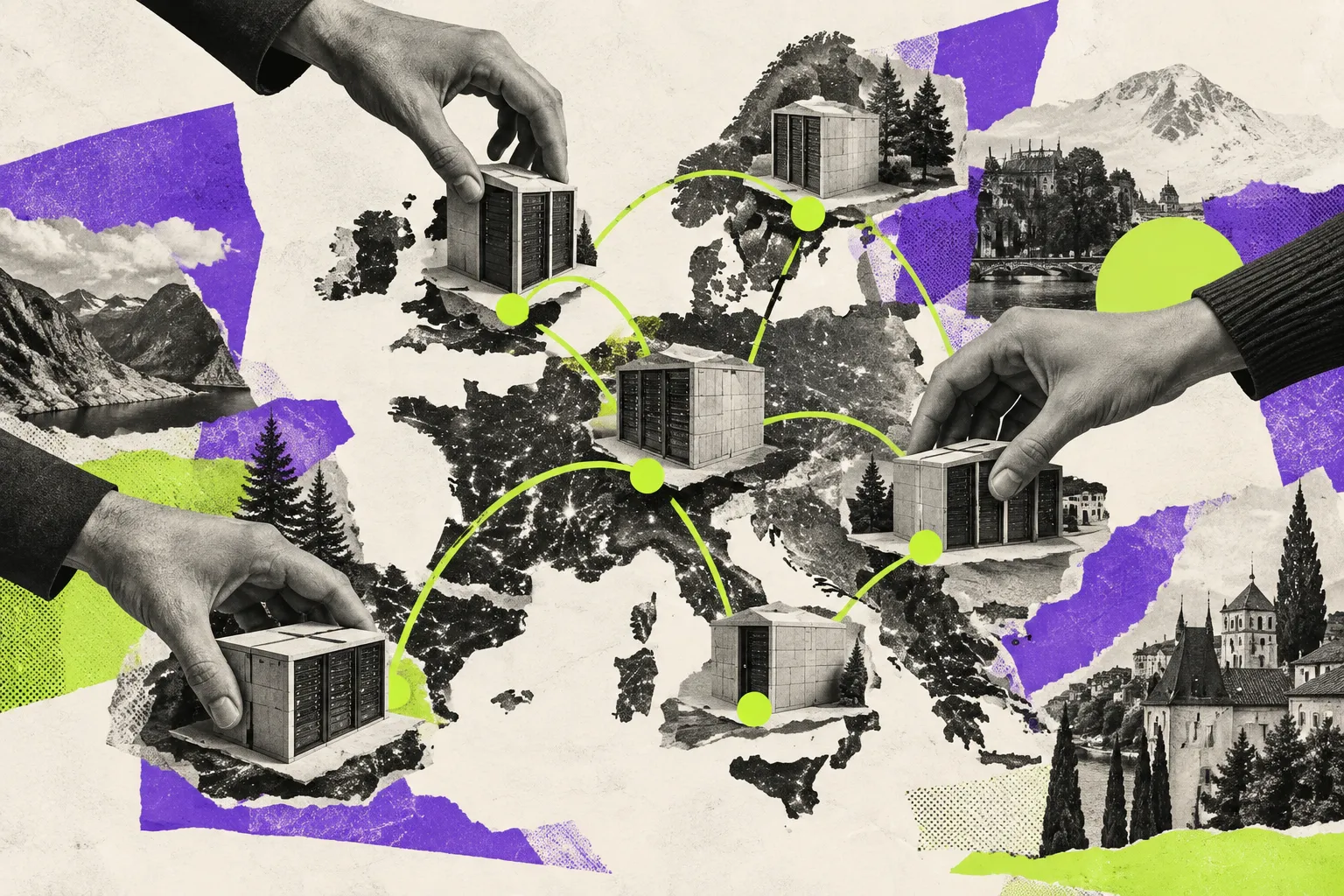 Editorial illustration for Mistral connects open models with regional infrastructure